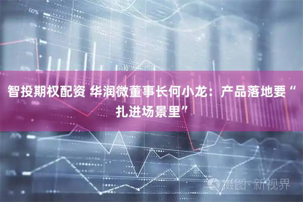 智投期权配资 华润微董事长何小龙：产品落地要“扎进场景里”