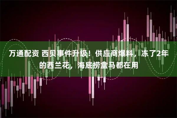 万通配资 西贝事件升级！供应商爆料，冻了2年的西兰花，海底捞盒马都在用